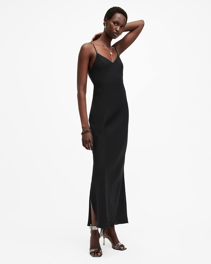 Bryony V-Neck Maxi Slip Dress