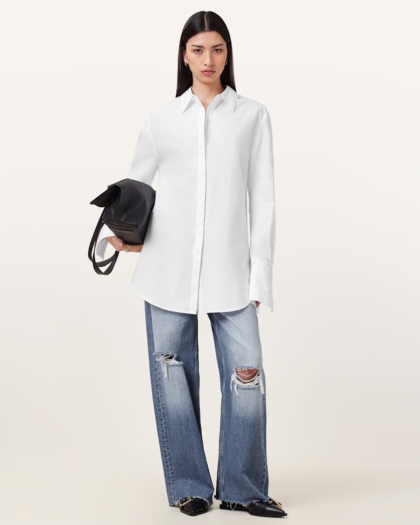 Alber Long Sleeve Shirt Dress