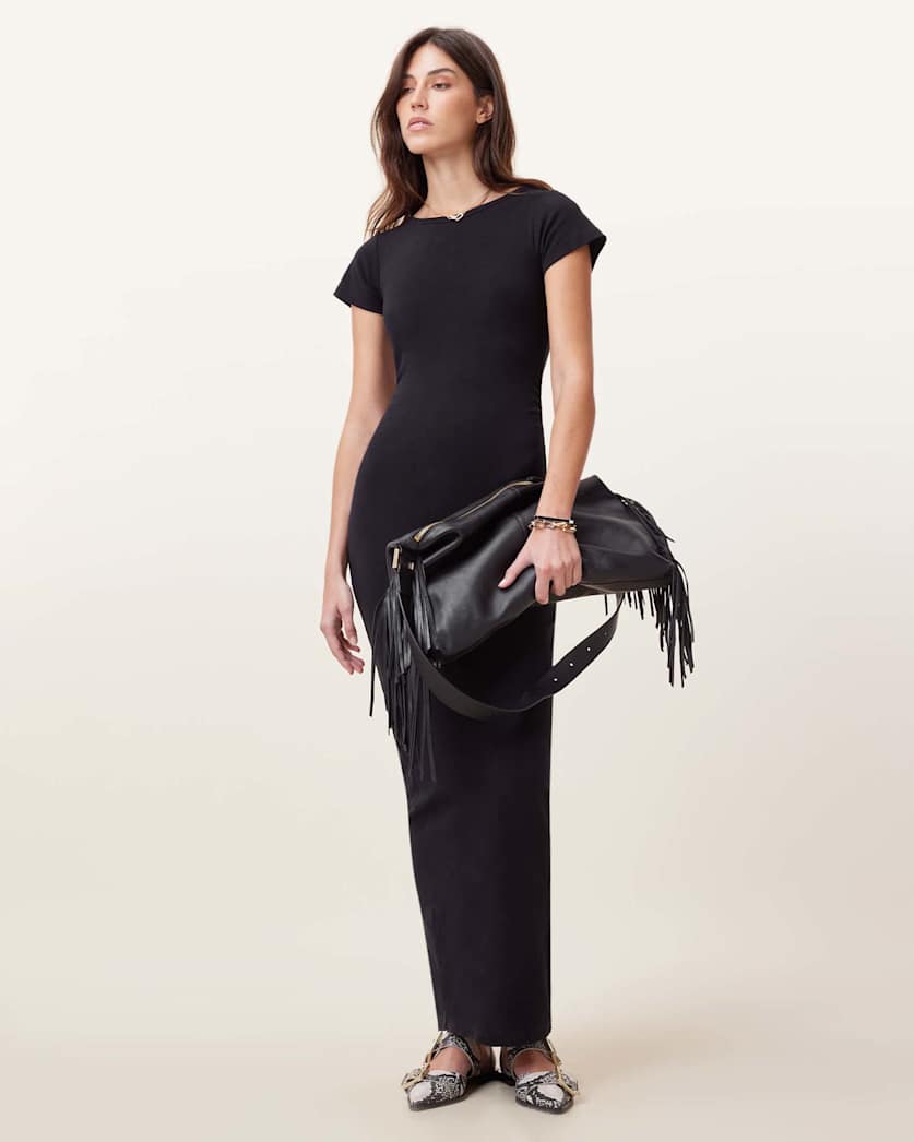 Katarina Short Sleeve Slim Fit Maxi Dress