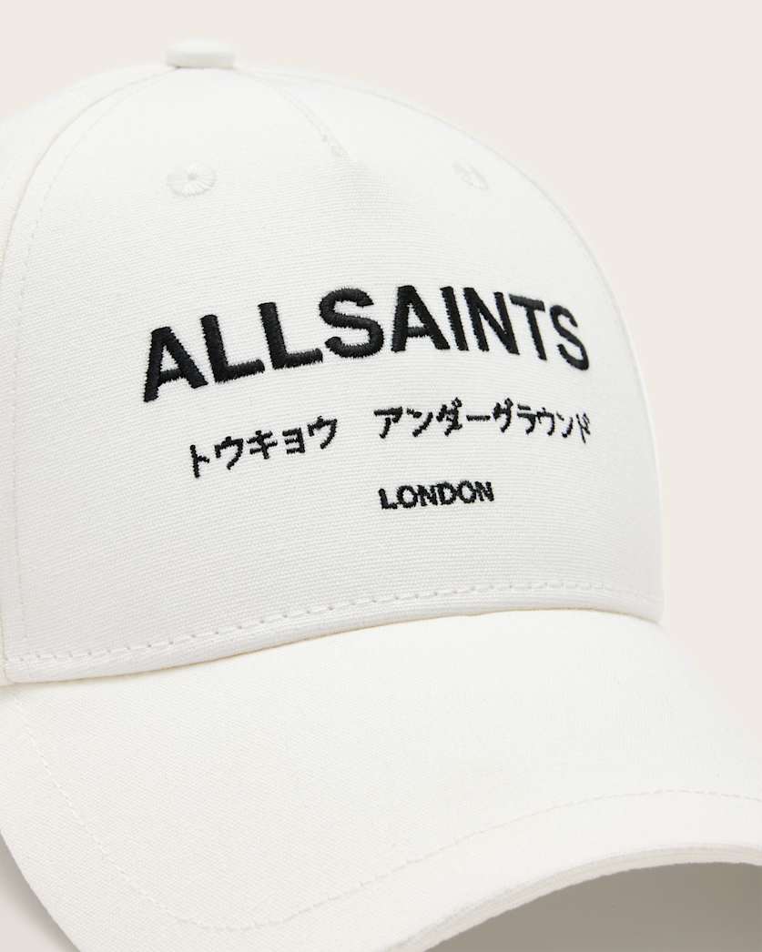 Underground Logo Print Baseball Cap