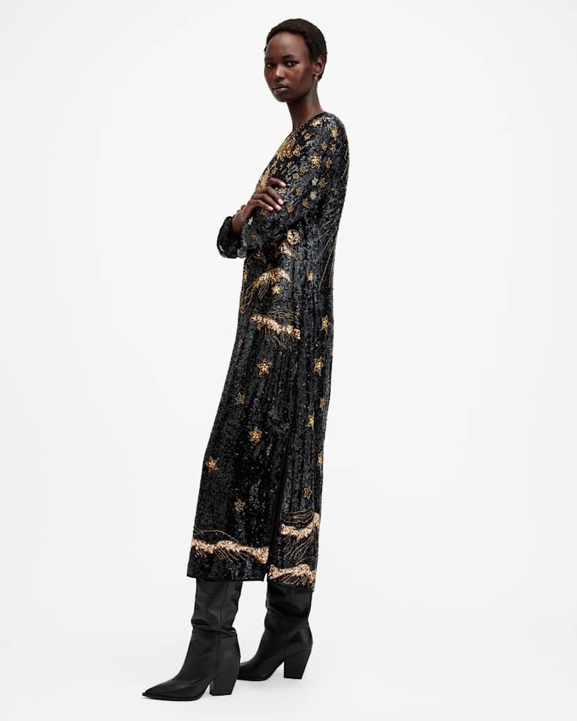 Noushka Embellished Maxi Dress