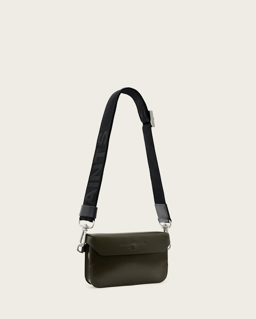 Zoe Adjustable Leather Crossbody Bag