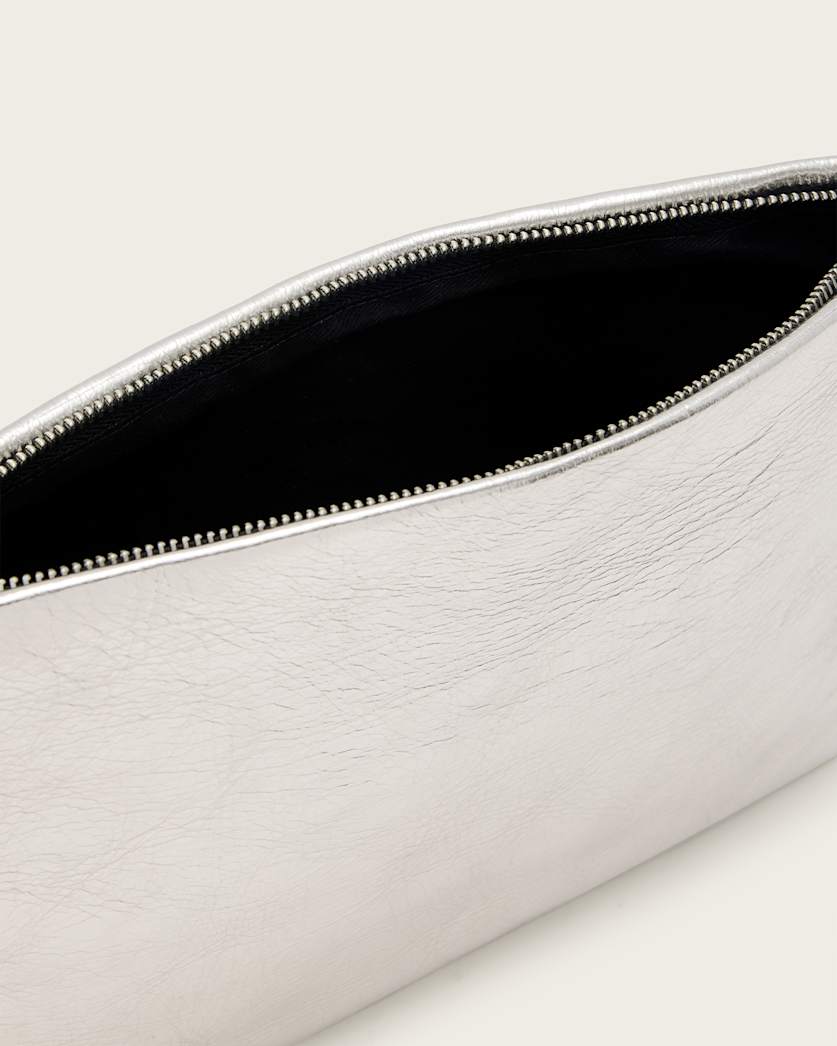 Bettina Leather Clutch Bag