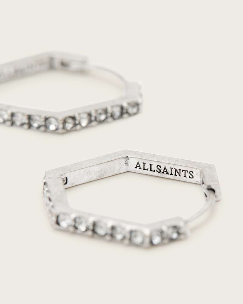 Hattie Hex Hoop Earrings