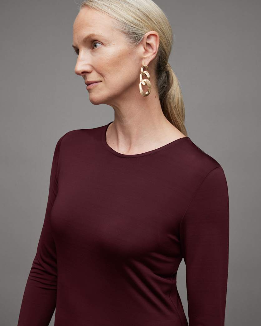 Katlyn Long Sleeve Stretch Maxi Dress