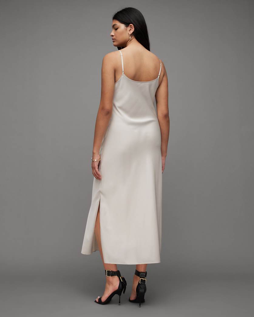 Hadley Cowl Neck Midi Slip Dress