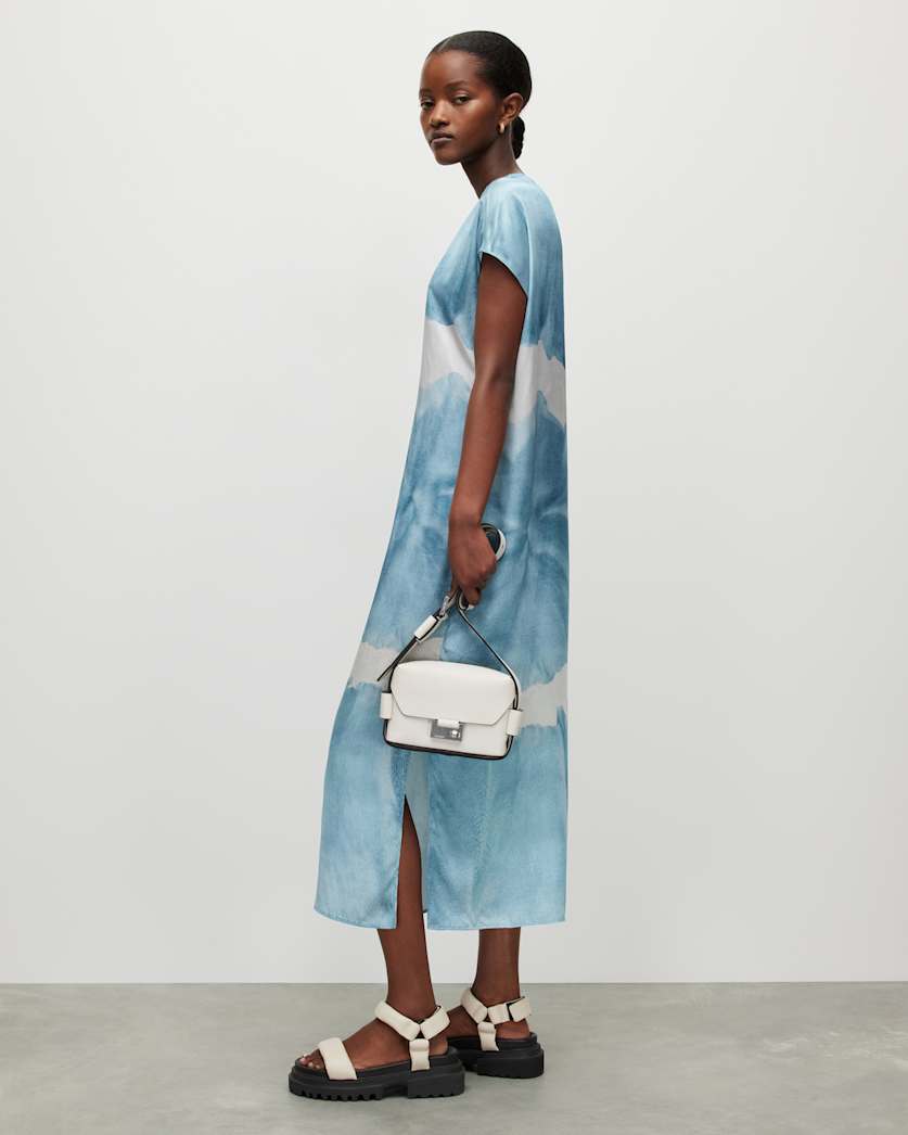 Etta Mariana Silk Blend Tie Dye Dress