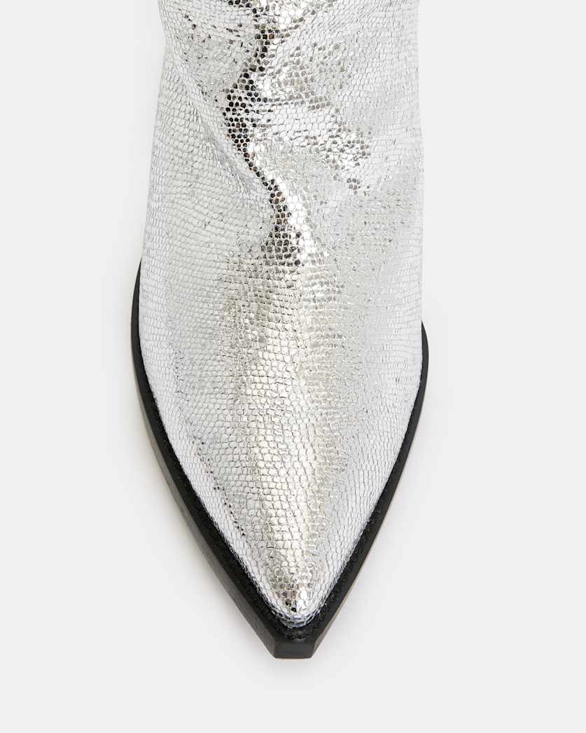 Reina Metallic Leather Boots