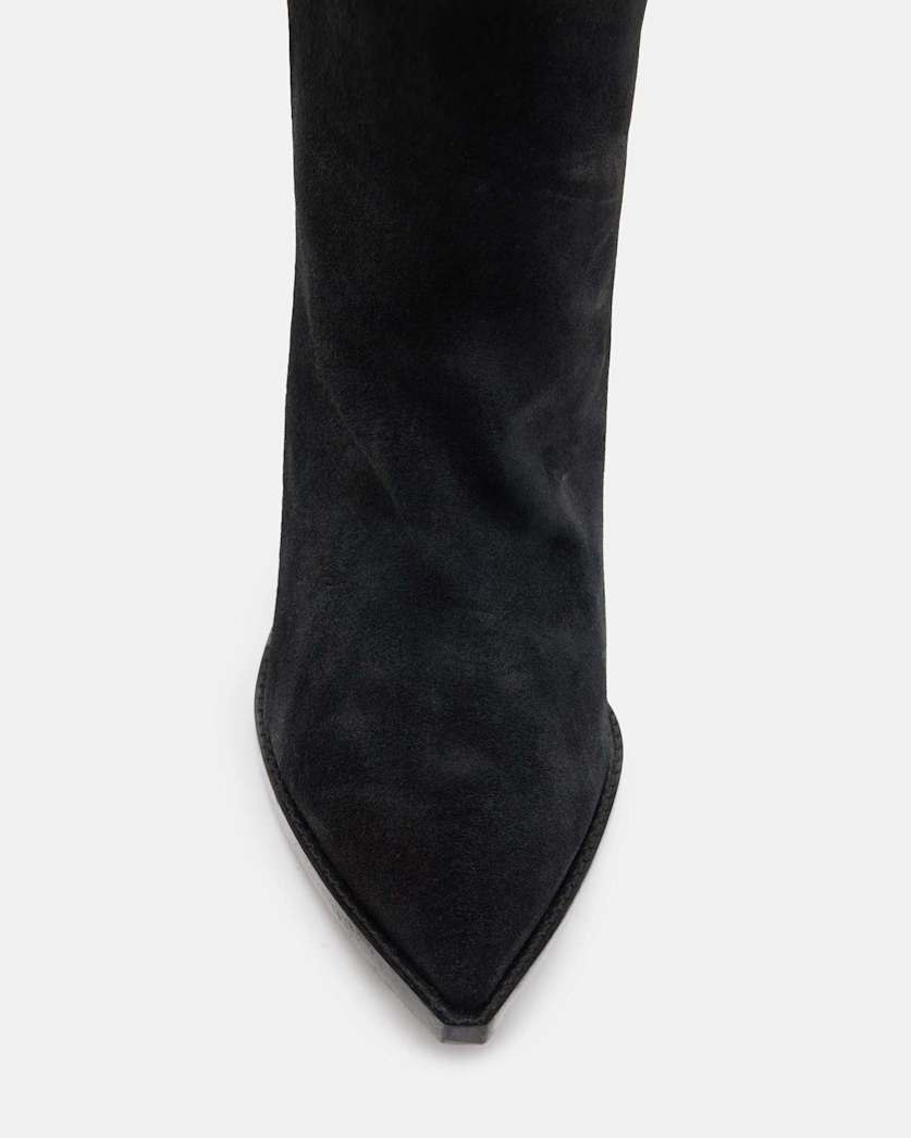Reina Knee High Pointed Suede Boots