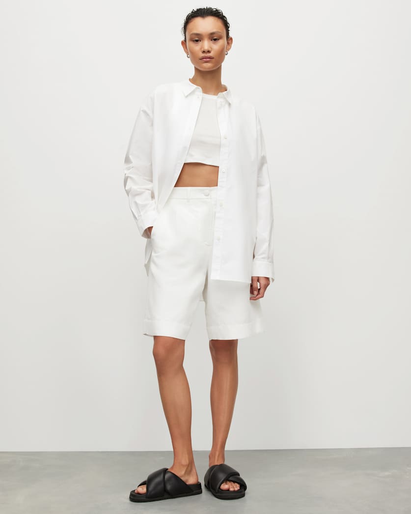 Sasha Oversized Split Hem Shirt