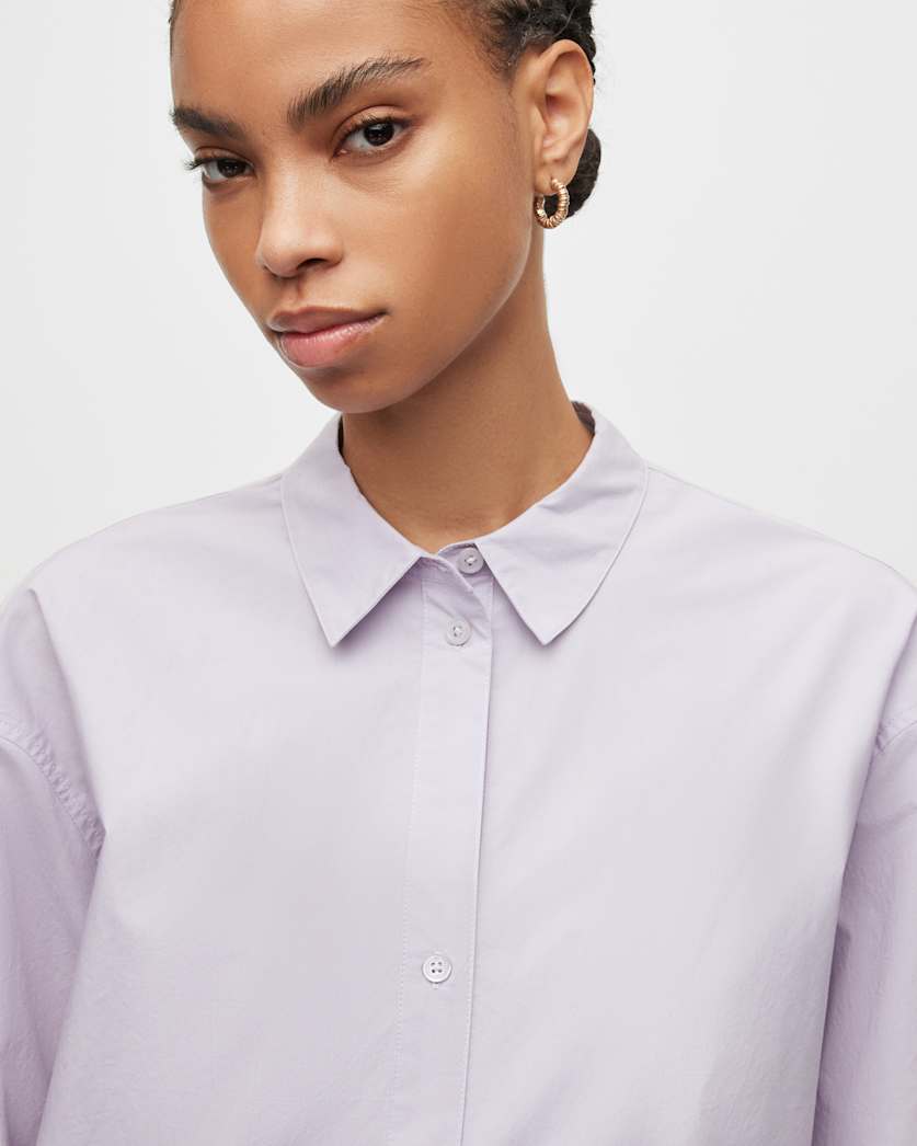 Sasha Oversized Split Hem Shirt