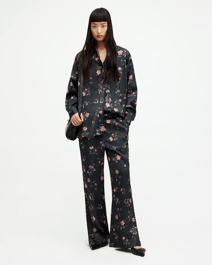Louisa Tanana Floral Print Relaxed Shirt