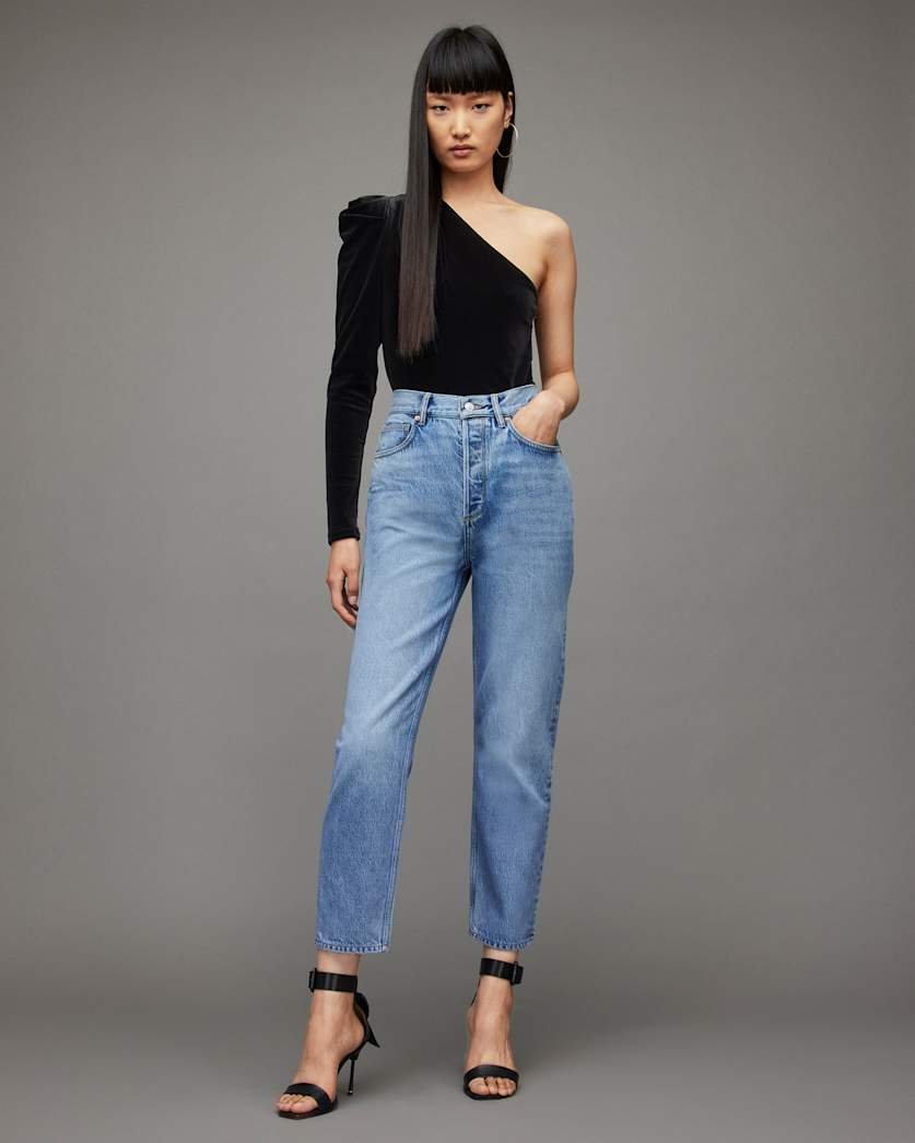 Daphne Velvet One Shoulder Bodysuit