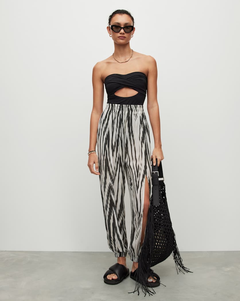 Tatum Cut-Out Strapless Swimsuit