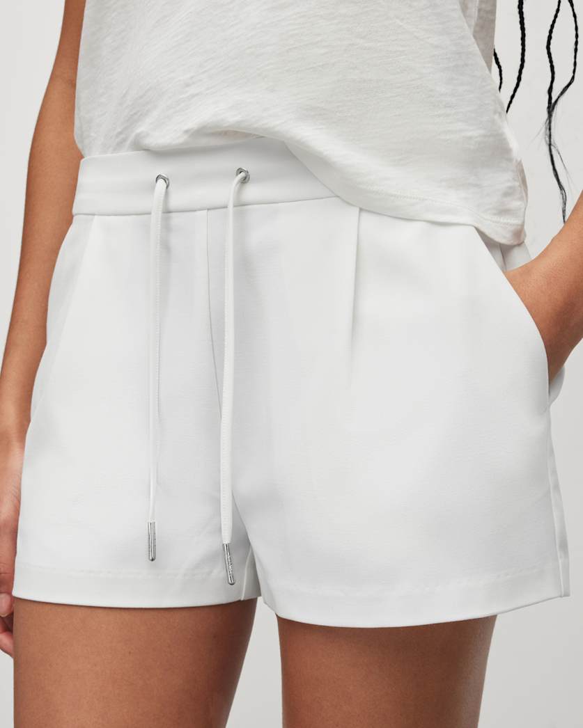 Aleida Drawcord Waist Tailored Shorts