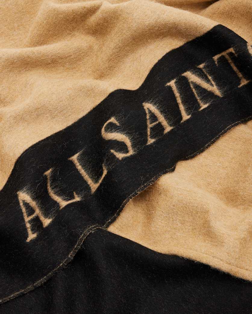 Saints Border Ruana Wool Scarf