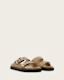 Randal Buckled Suede Sandals