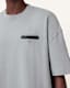 Redact Oversized Embroidered Logo T-Shirt