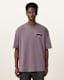 Redact Oversized Embroidered Logo T-Shirt