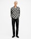 Grid Printed Long Sleeve Shirt