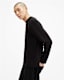 Nero Mock Neck Relaxed Fit T-Shirt
