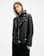 Clay Leather Biker Jacket