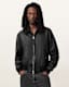 Marco Oversized Leather Bomber Jacket