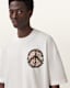 Incessant Leopard Logo Oversized T-Shirt
