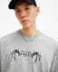 Angelic Oversized Gothic Logo T-Shirt