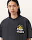 Cove Crayon Graphic Oversized T-Shirt