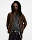 Cora Suede Snap Back Collar Jacket