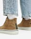 Lewis Lace Up Suede High Top Trainers