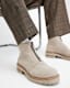 Master Suede Zip Up Boots