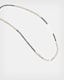 Brooks Sterling Silver Bead Necklace