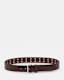 Harrison Covered Studded Leather Belt