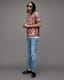 Rattle Snake Print Short Sleeve Shirt