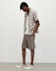 Serra Linen Blend Checked Relaxed Shirt