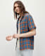 Talaia Camp Collar Checked Relaxed Shirt