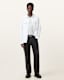 Figure Crew Neck Raw Edge T-Shirt