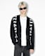 Scripture Gothic Jacquard Logo Cardigan