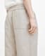 Hanbury Linen Blend Straight Fit Shorts