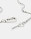 Horseshoe Pendant Box Chain Necklace