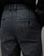 Androm Metallic Pinstripe Skinny Trousers