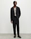 Pace Linen Blend Cropped Slim Trousers