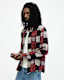 Patchi Patchwork Checked Relaxed Shirt