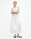 Alex Embroidered Broderie Midi Skirt