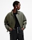 Ophelia Cropped Bonded Leather Jacket