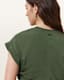 Mira Cropped Satin Drawcord T-Shirt