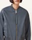 Orten Leather Bomber Jacket