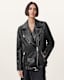 Billie Relaxed Fit Leather Biker Jacket